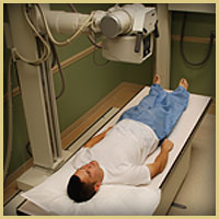 Bone density equipment at the Headache & Pain Center