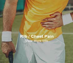 Graphic of Person Having Rib and Chest Pain